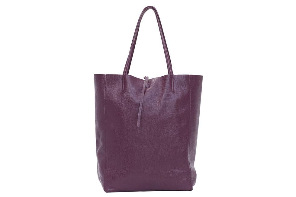 dark purple tote bag